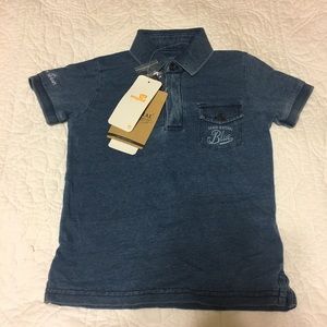 Mayoral boys distressed polo